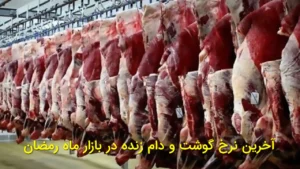 آخرین نرخ گوشت و دام زنده در بازار ماه رمضان