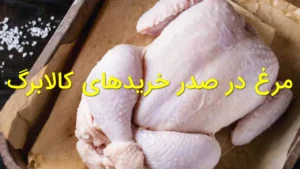 مرغ در صدر خریدهای کالابرگ