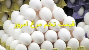 قیمت تخم‌مرغ امروز