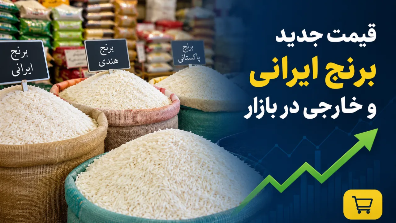 قیمت جدید برنج ایرانی و خارجی امروز ۷ مرداد ۱۴۰۵ + جدول قیمت