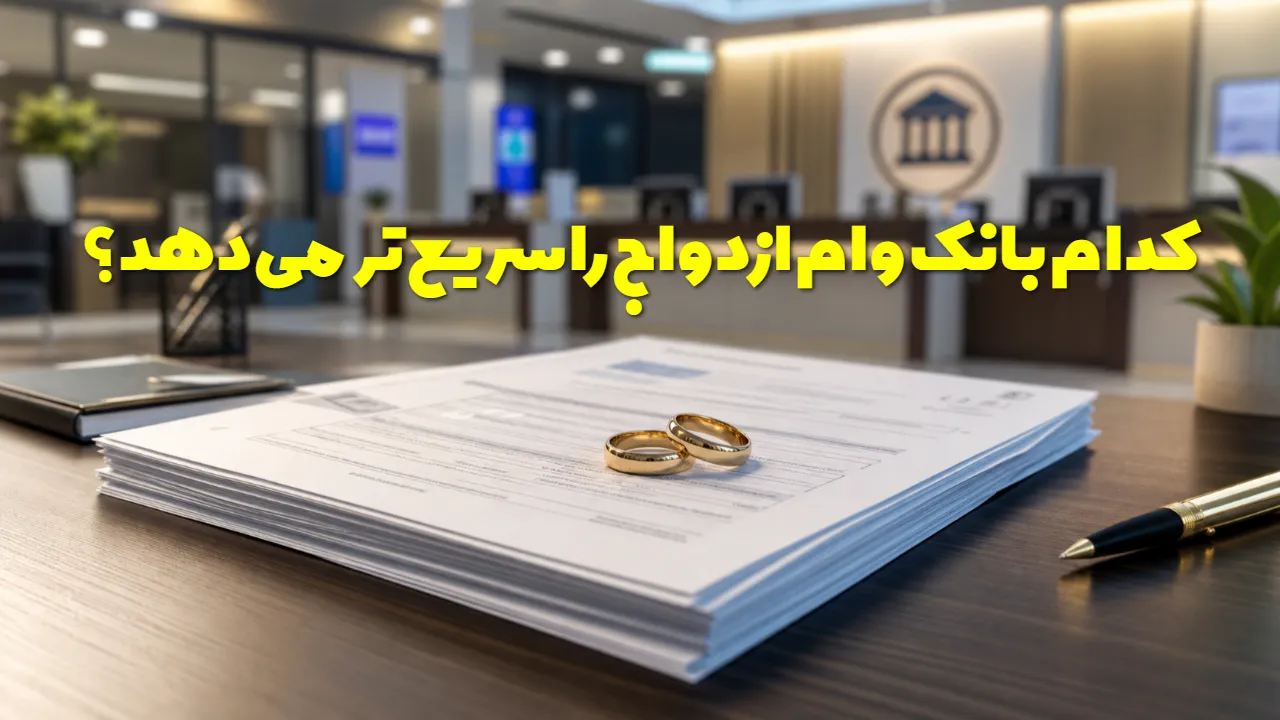 کدام بانک وام ازدواج را سریع تر می دهد؟ معرفی بهترین بانک های ۱۴۰۵