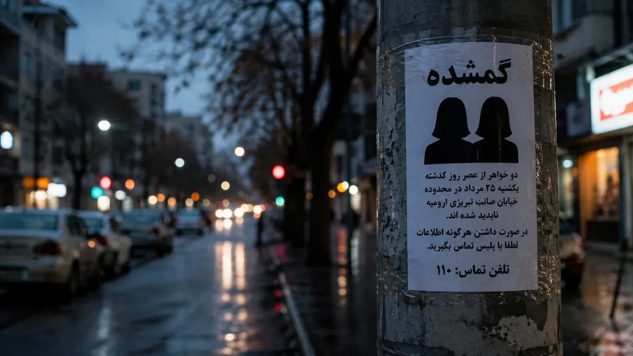 تصویر ۲ خواهر گمشده ارومیه‌ ای منتشر شد؛ اگر آنها را دیدید اطلاع دهید