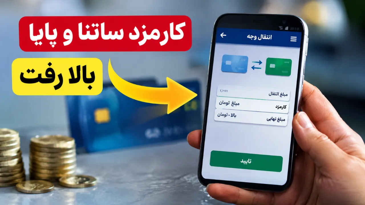 کارمزد ساتنا و پایا افزایش یافت؛ جزئیات نرخ جدید انتقال وجه