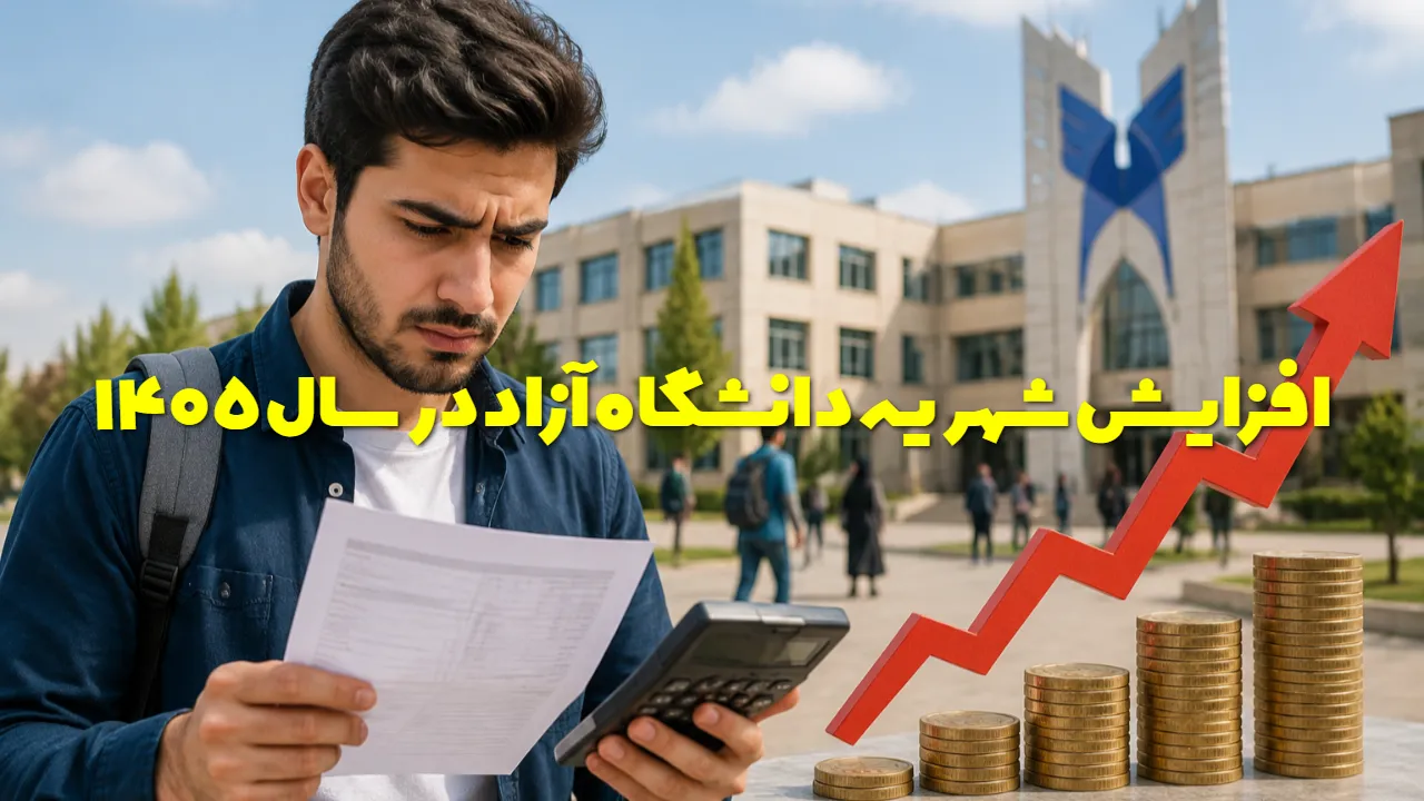 شهریه دانشگاه آزاد ۱۴۰۵ چقدر است؟ جدول شهریه مقطع کارشناسی