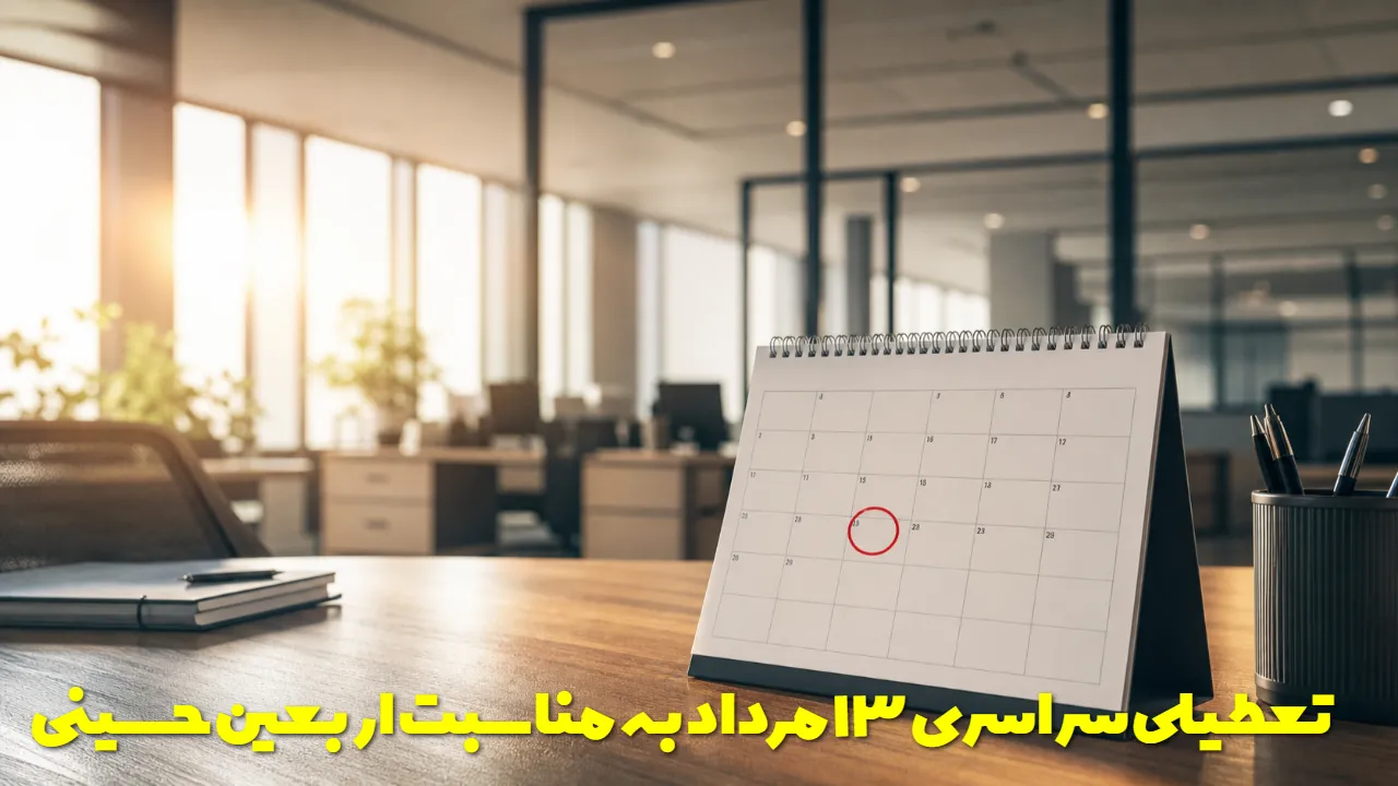 ۱۳ مرداد تعطیل رسمی شد؛ جزئیات تعطیلی ادارات و بانک ها