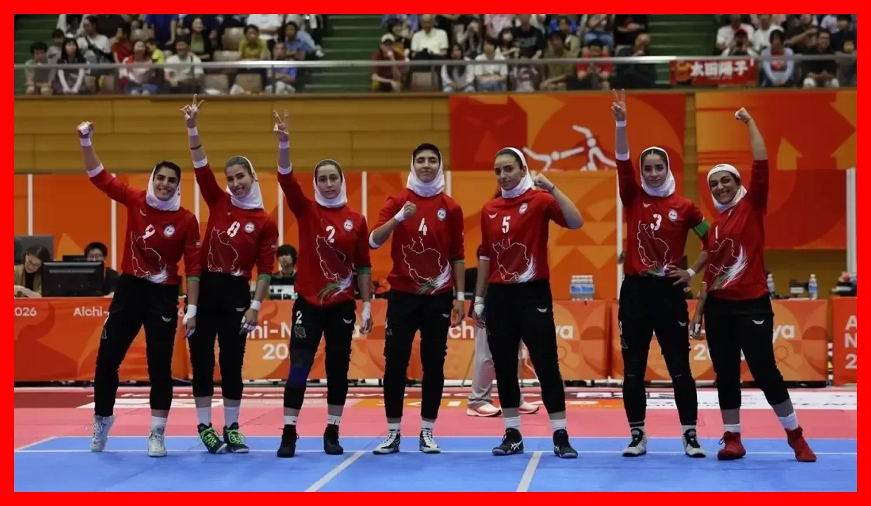 تیم ملی کبدی بانوان ایران با پیروزی قاطع مقابل بنگلادش در ناگویا بدرخشید