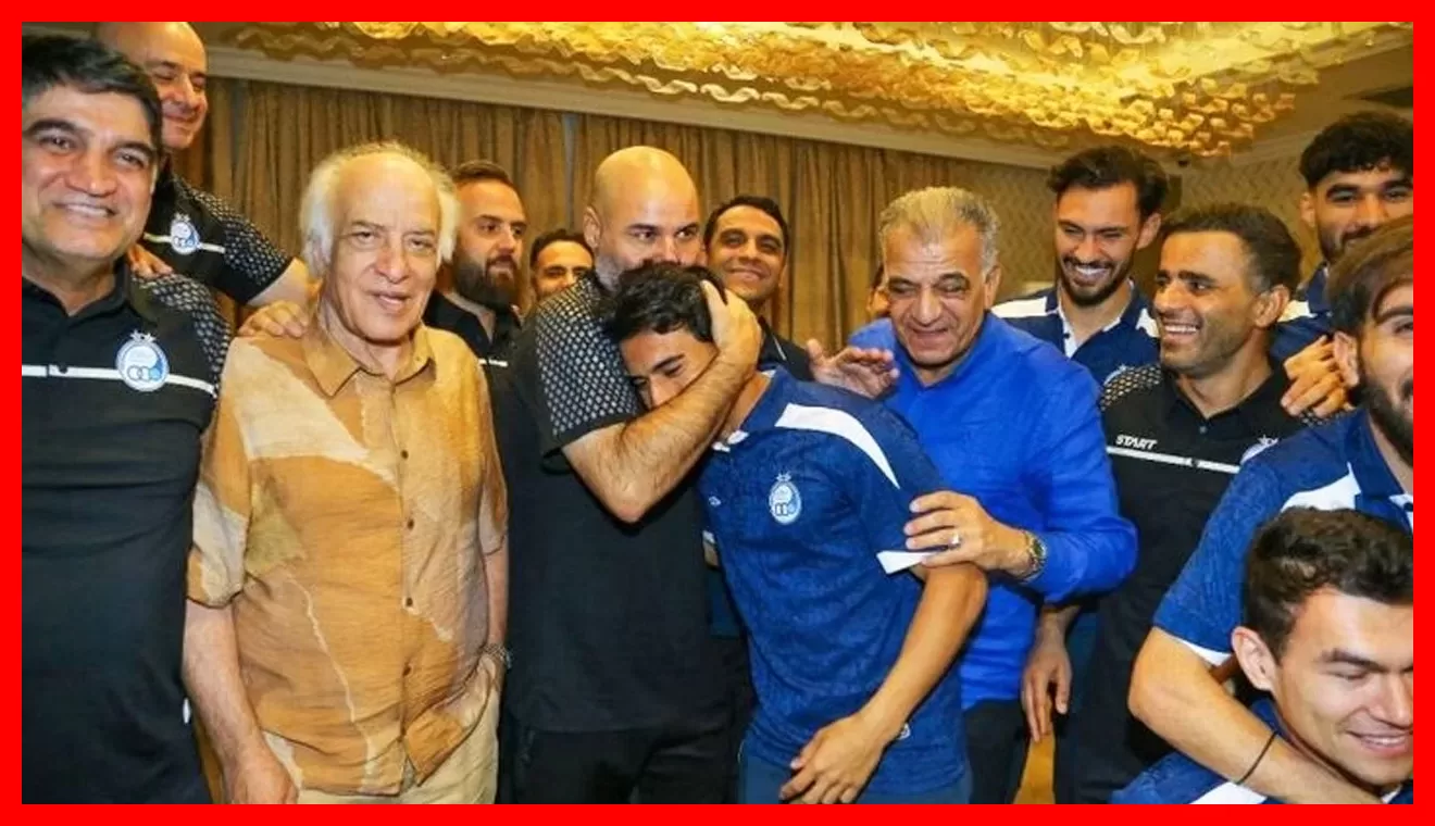 حرکت جالب حردانی روی صورت سهراب در عراق که همه را شگفت‌زده کرد + عکس