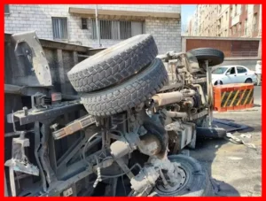 تصادف زنجیره‌ای شدید امروز در بزرگراه یادگار امام با ترافیک سنگین