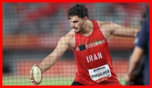 صادق صمیمی با کسب مدال برنز پرتاب دیسک در بازی‌های آسیایی ناگویا درخشید