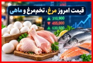 جدیدترین قیمت مرغ، تخم‌مرغ و ماهی در شنبه ۲۸ شهریور ۱۴۰۵ به‌همراه جدول کامل