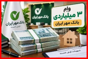 شرایط دریافت وام ۳ میلیاردی بانک مهر ایران در طرح الماس اعلام شد؛ فرصت استثنایی برای متقاضیان