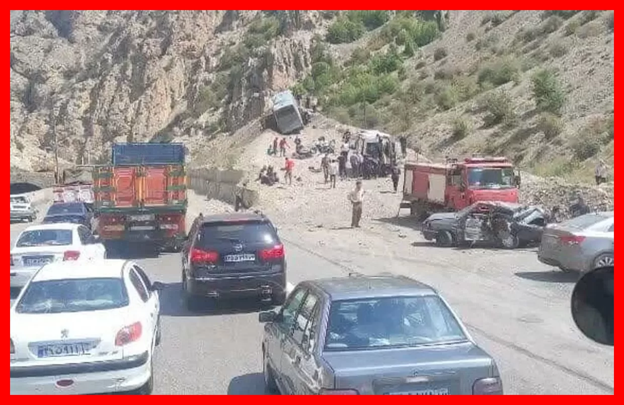 ویدئوی پربازدید تصادف امروز در جاده شمال