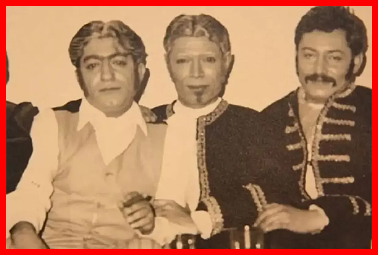 ژست و لباس جالب جمشید مشایخی در عکس نایاب کودکی‌اش