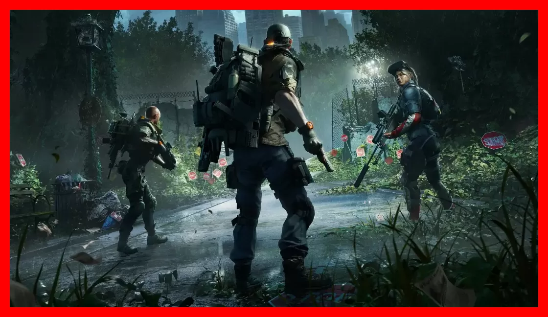 شخصیت‌های بازی The Division 2 (The Division 2) در محیط جنگل‌زده شهری