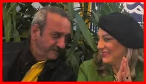 دلداری گرم و عاشقانه علی اوسیوند به حمیرا ریاضی در مراسم خاکسپاری