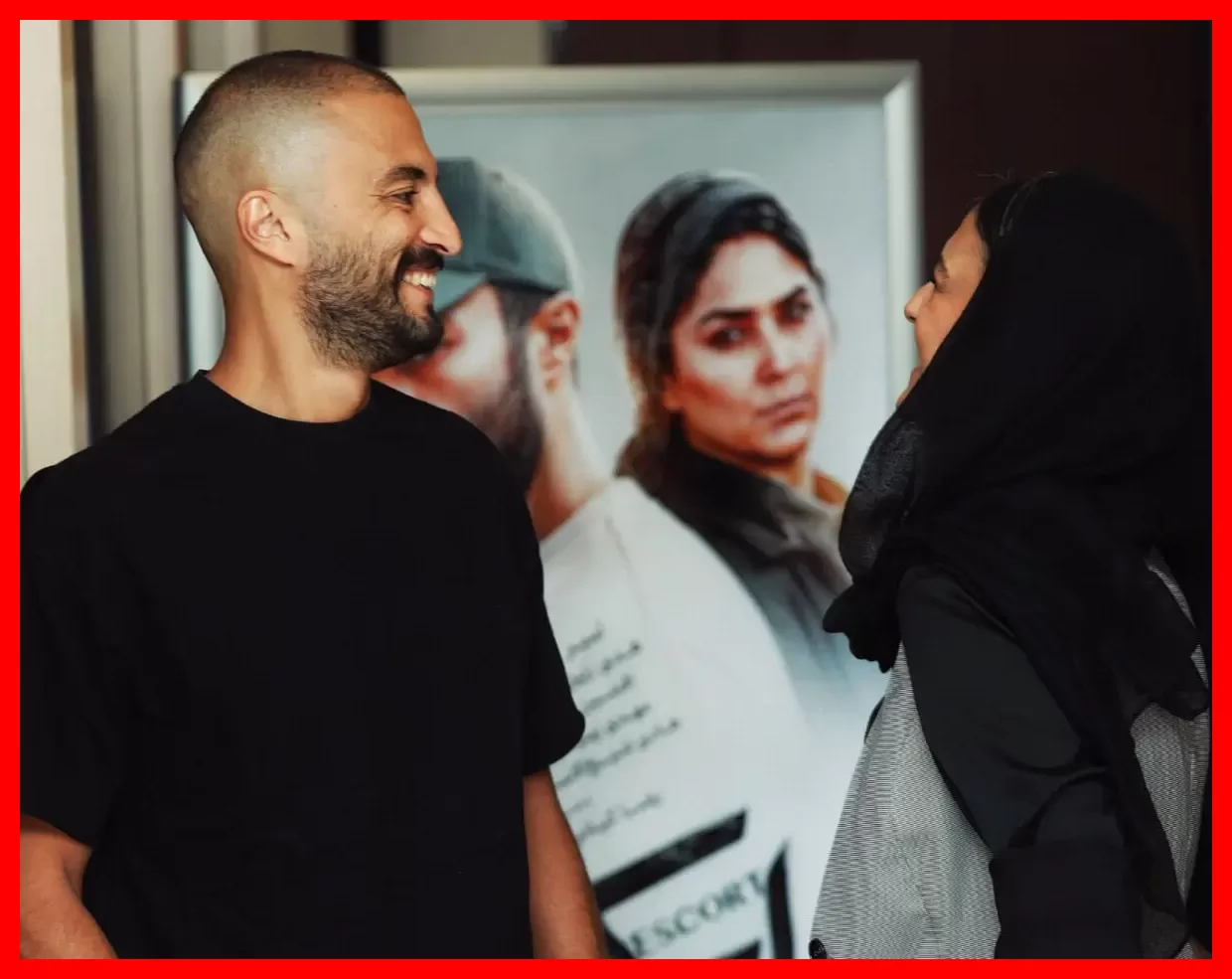 لحظه دیدنی امیر جدیدی و هدی زینالعابدین در مراسمی ویژه
