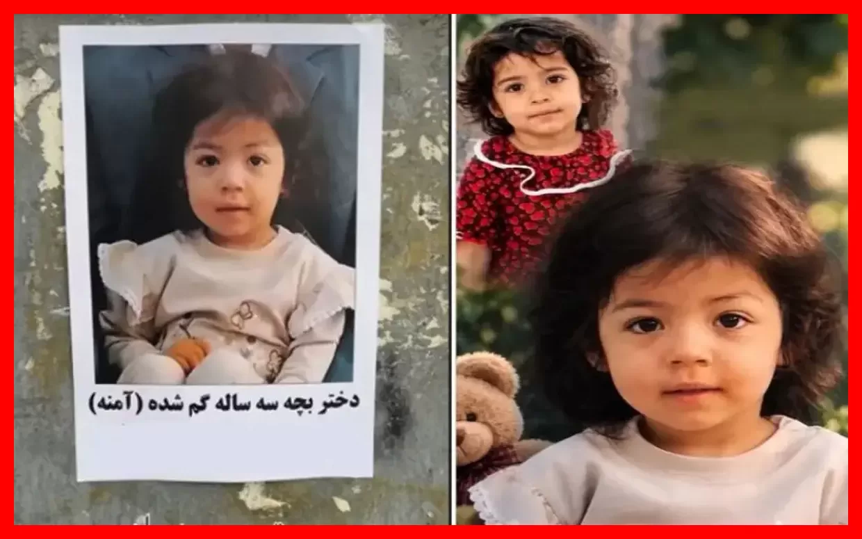 زن معتادی که آمنه سه ساله را برای گدایی ربود، دستگیر شد