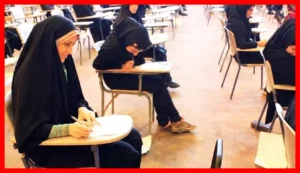 عکسی از کنکور که در رسانه‌های خارجی سر و صدا کرد + عکس