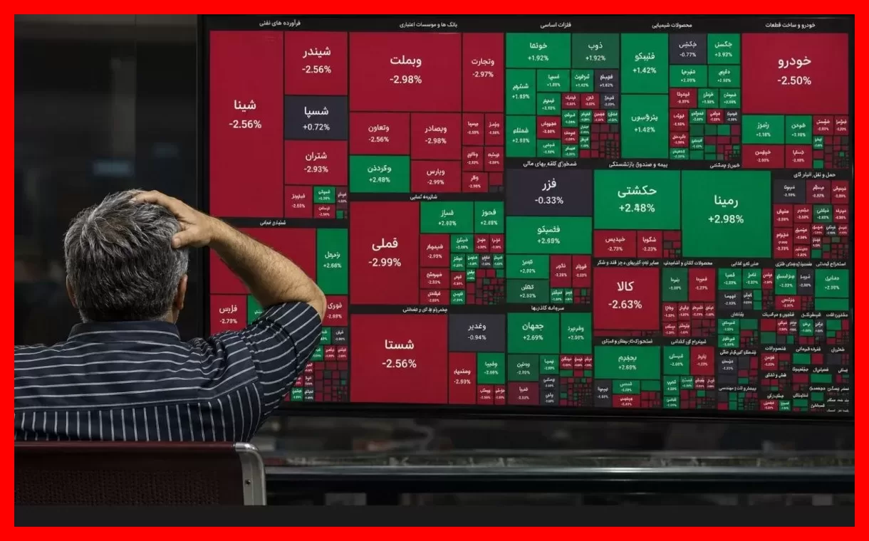 افت چشمگیر ۳۴ هزار واحدی شاخص بورس در یک روز پرتلاطم