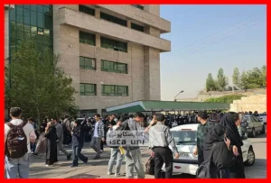 گزارش فوری: تخلیه ساختمان دانشگاه علوم و تحقیقات به دلایل اضطراری