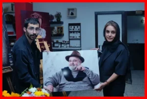 المیرا عبدی شمع یادبود پدرش را با احساسات عمیق روشن کرد