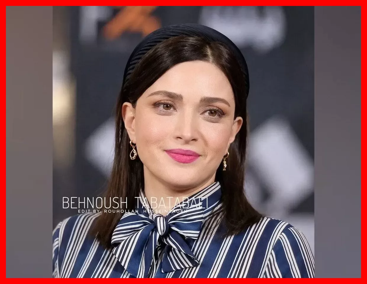 بهنوش طباطبایی با استایل شیک و مجلسی در اکران فیلم دیده شد