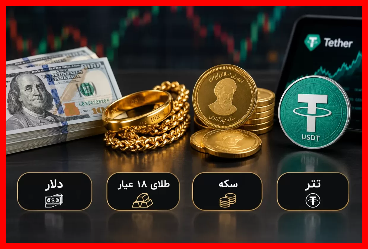 کاهش ۲.۶۳ درصدی قیمت سکه گرمی؛ نرخ دلار و طلای ۱۸ عیار در ۱۹ مهر ۱۴۰۵