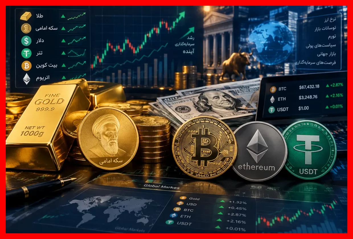 جدول جدید قیمت دلار، طلای ۱۸ عیار، تتر و اتریوم در ۴ آبان ۱۴۰۵؛ نوسانات امروز بازار ارز و طلا